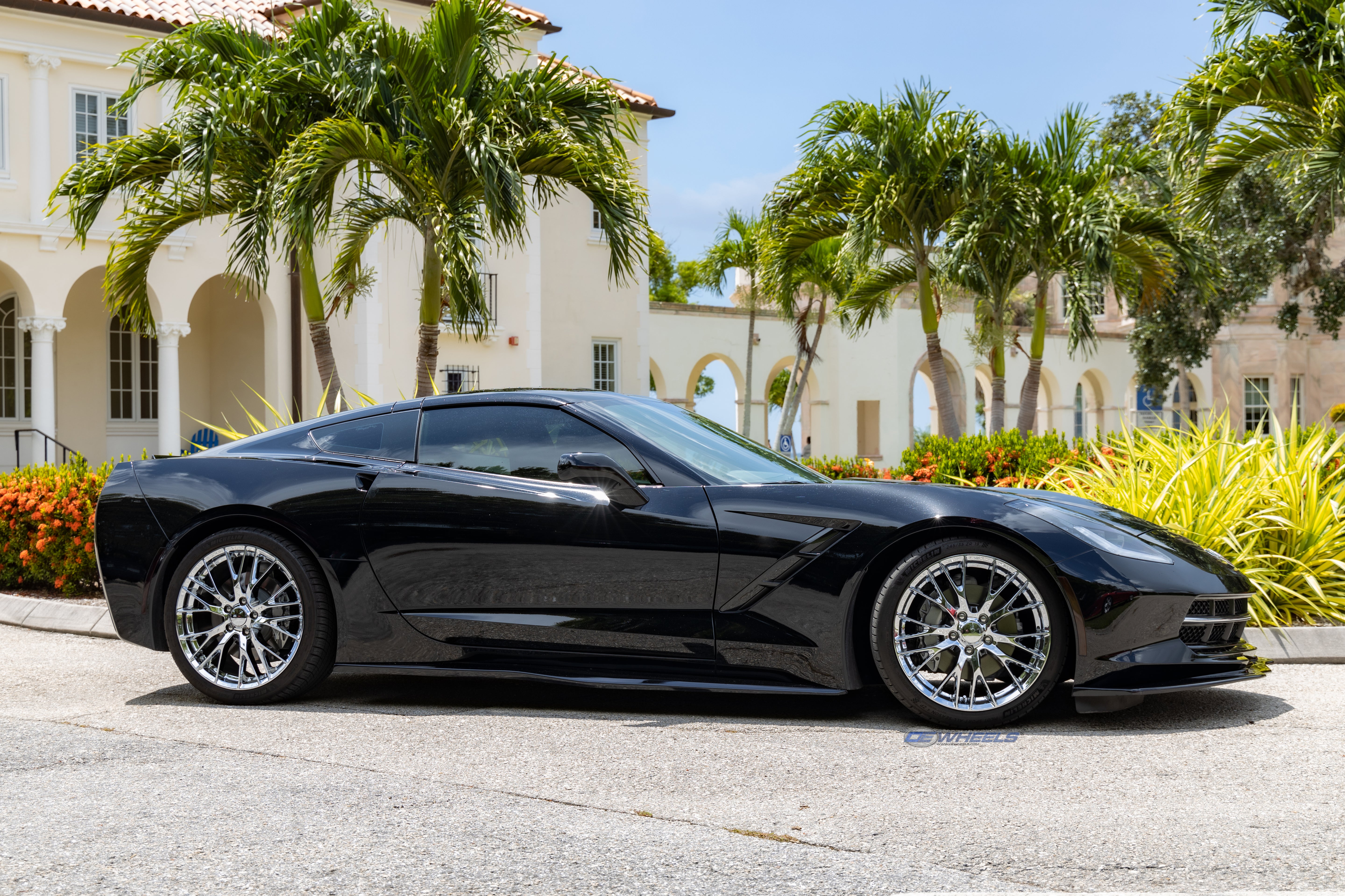 OE Wheels CV22C-20010-5475-79C 20" Replica fits Chevrolet Corvette C7 Z06 Chrome