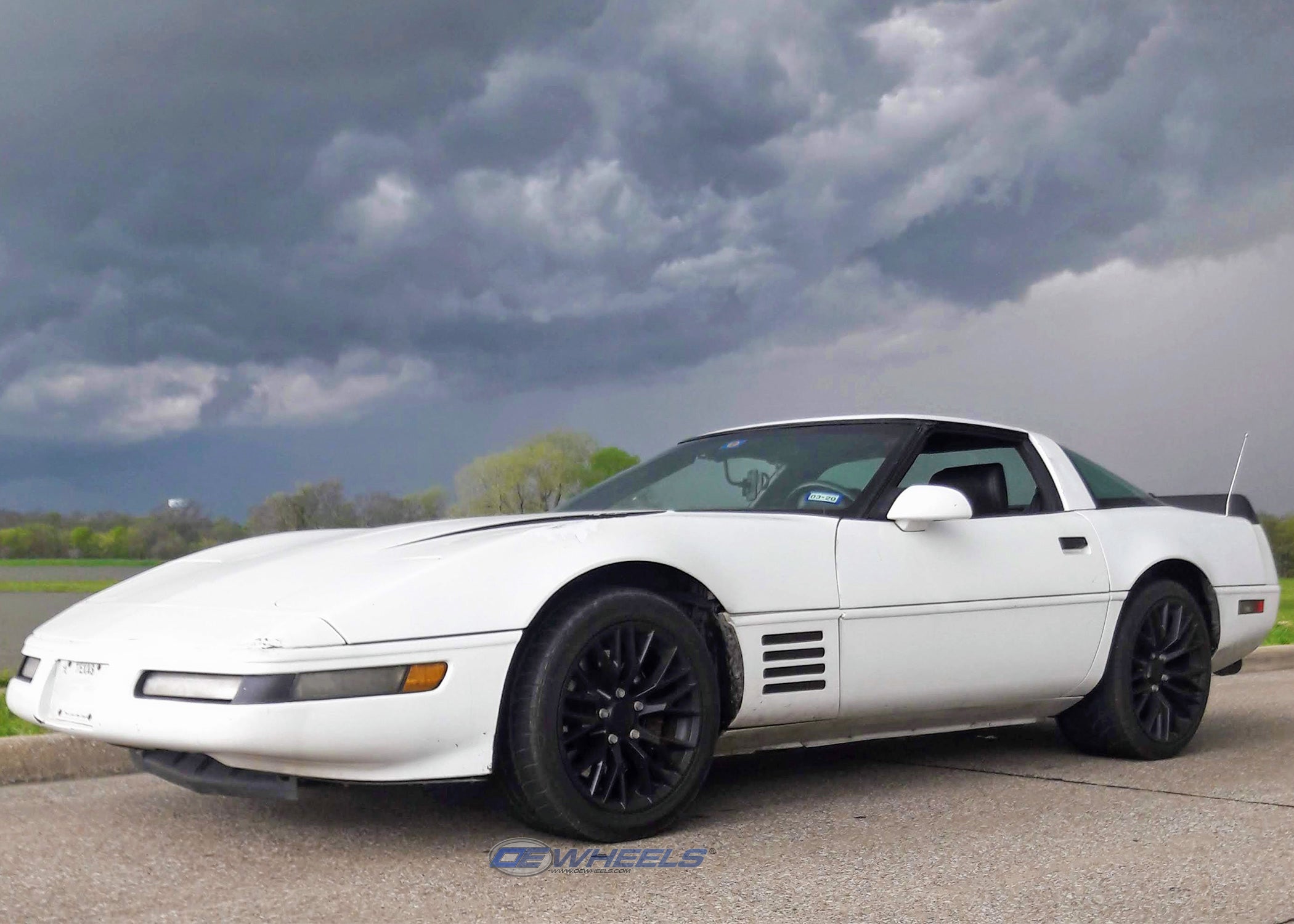 OE Wheels CV22-18105-5475-56B1 18" Replica fits Chevrolet Corvette C7 Z06 Black