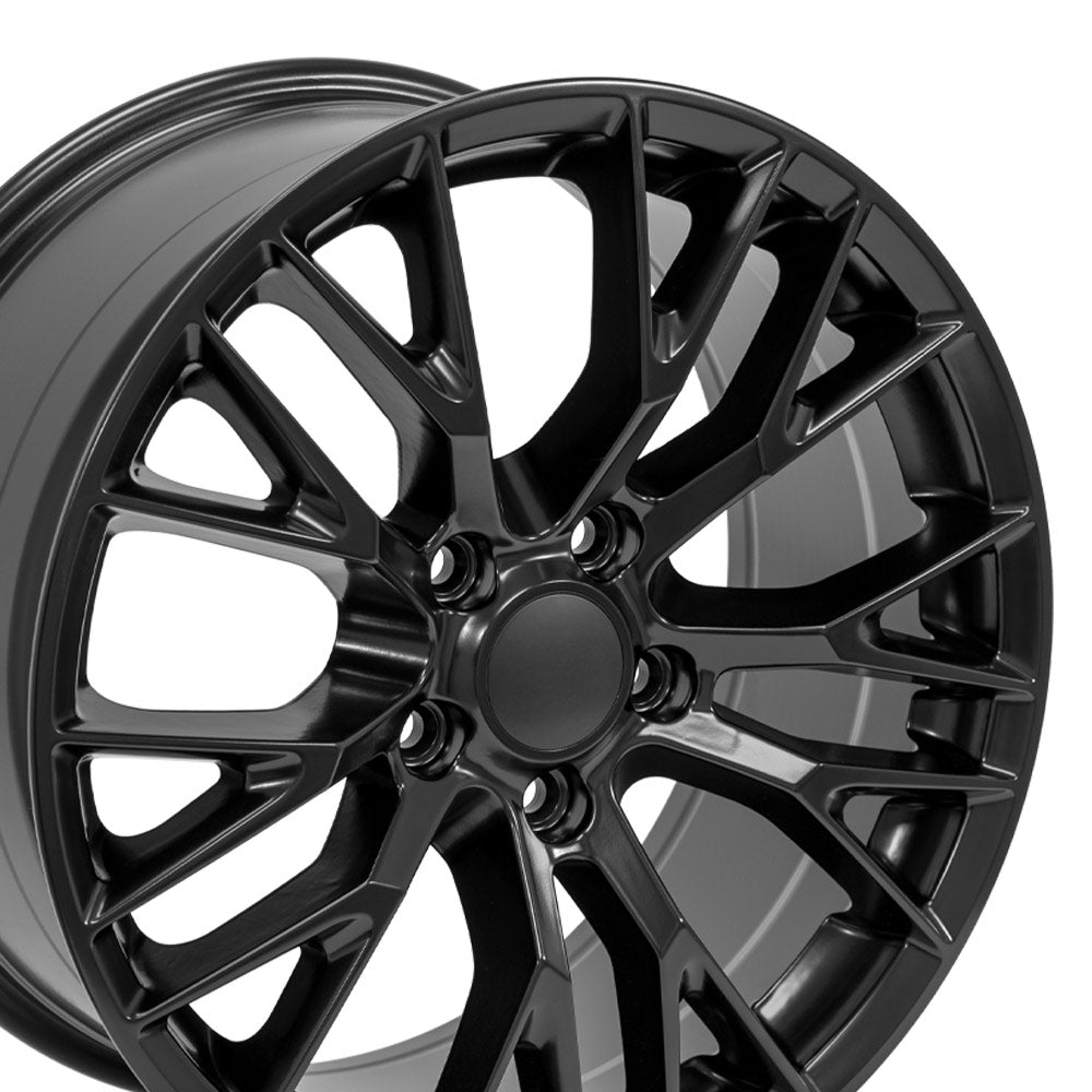 OE Wheels CV22B-18085-5475-56B1 18" Replica fits Chevrolet Corvette C7 Z06 Black