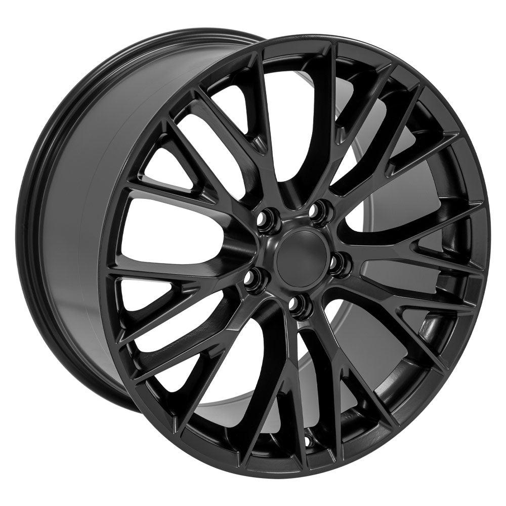 OE Wheels CV22B-19100-5475-79B1 19" Replica fits Chevrolet Corvette C7 Z06 Black