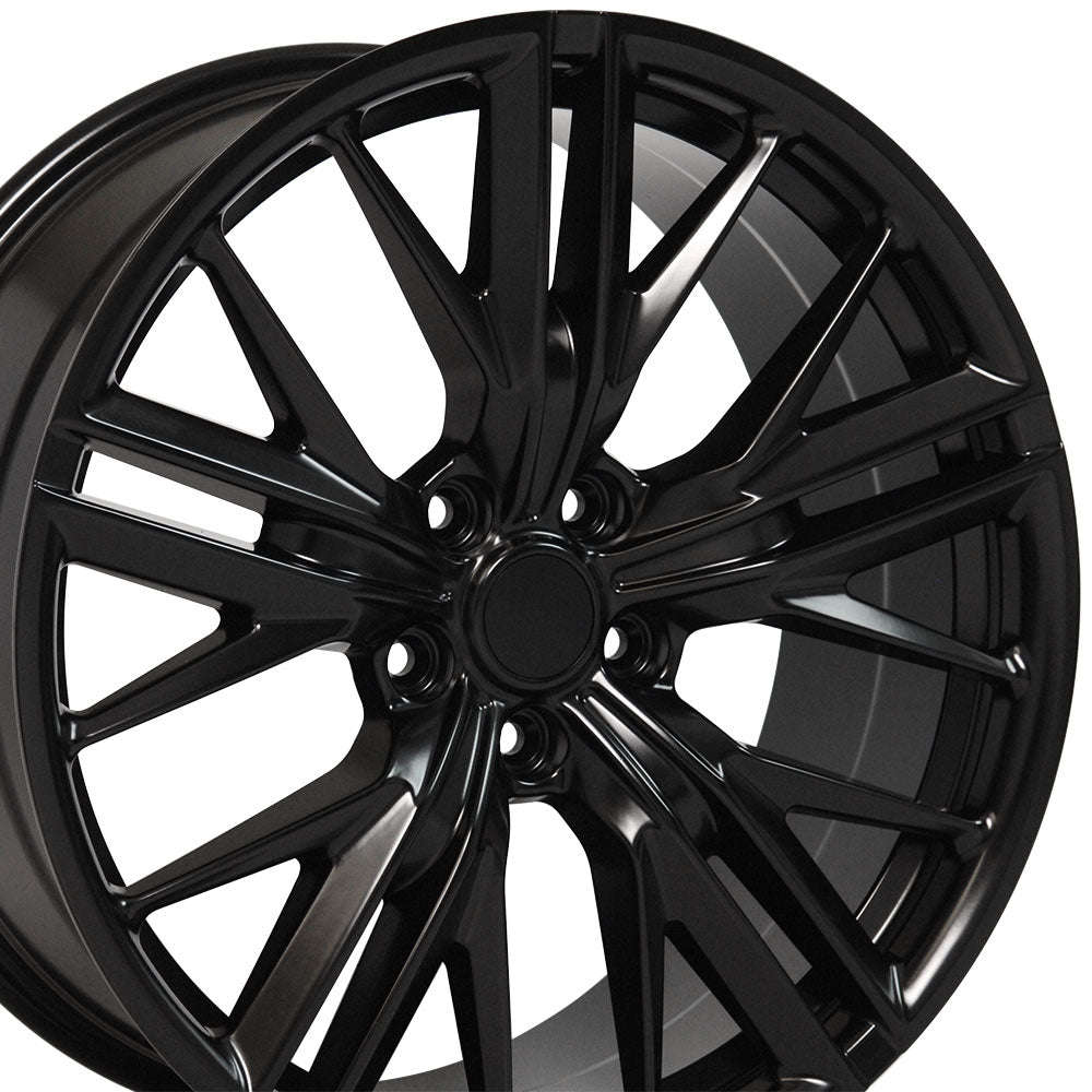 OE Wheels CV25-20085-5120-35B 20" Replica fits Chevrolet Camaro ZL1 20x8.5 Black