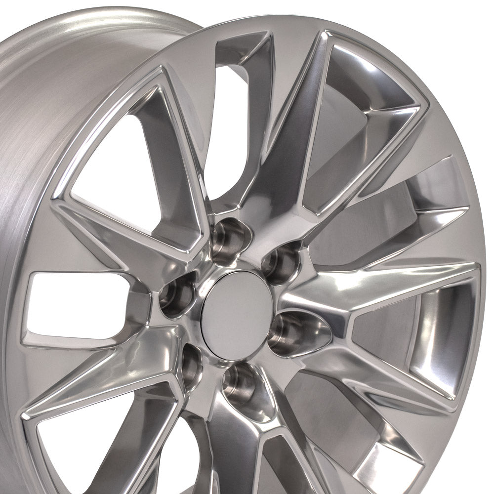 OE Wheels CV26-20090-6550-28P 20" Replica fits Chevrolet Silverado LTZ Polished
