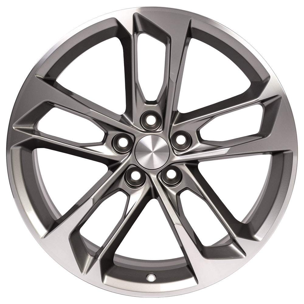 OE Wheels CV29-20095-5120-39MG 20" Replica fits Chevrolet Camaro Gunmetal Mach'd
