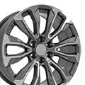 OE Wheels CV30-22090-6550-28MG 22" Replica fits GMC Yukon 1500 Gunmetal Machined