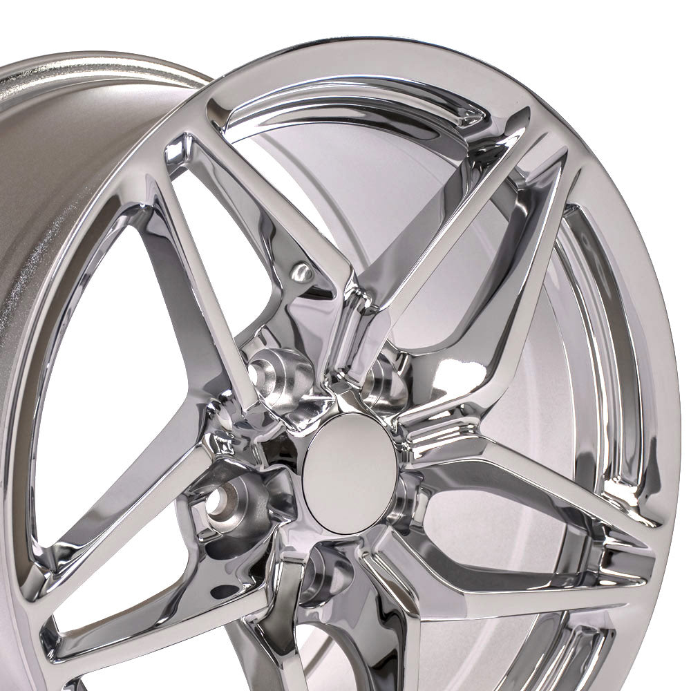 OE Wheels CV31-17095-5475-56C 17" Replica fits Chevrolet Corvette C7 ZR1 Chrome