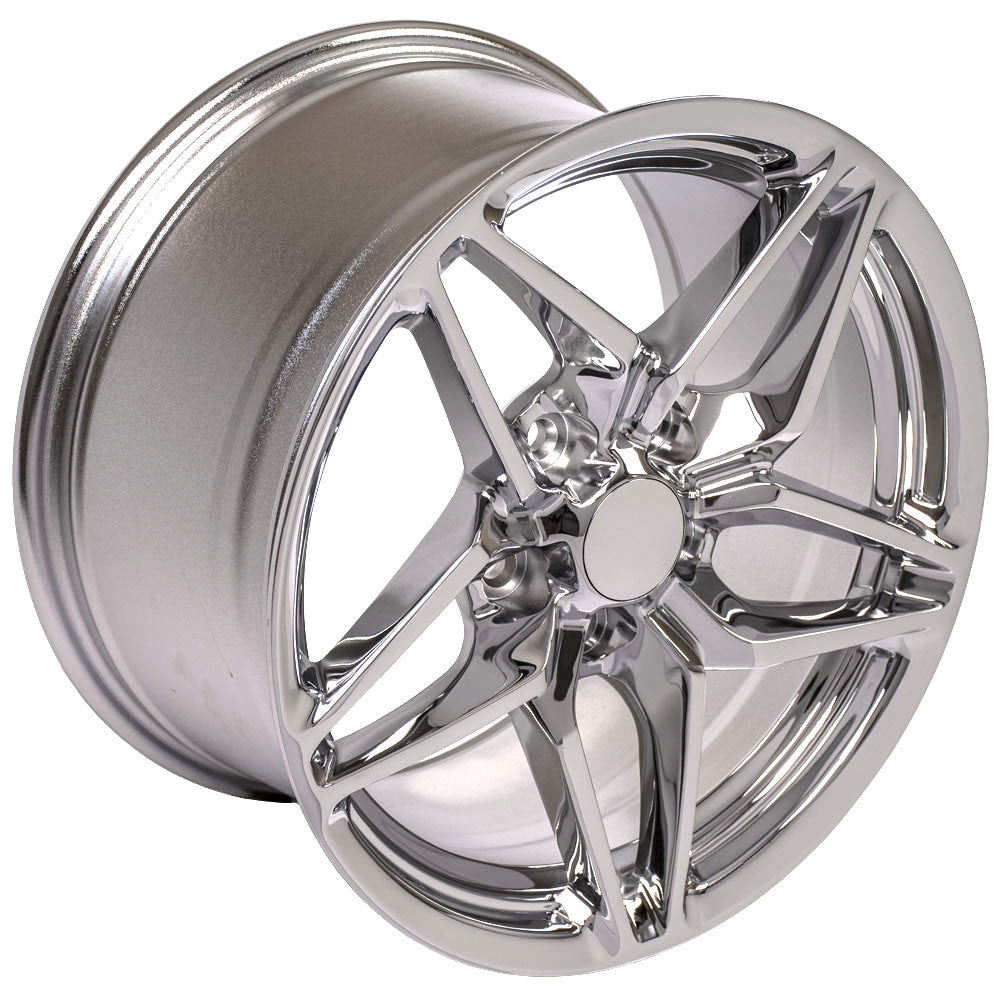 OE Wheels CV31-17095-5475-56C 17" Replica fits Chevrolet Corvette C7 ZR1 Chrome