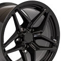 OE Wheels CV31-17110-5475-50B 17" Replica fits Chevrolet Corvette C7 ZR1 Black
