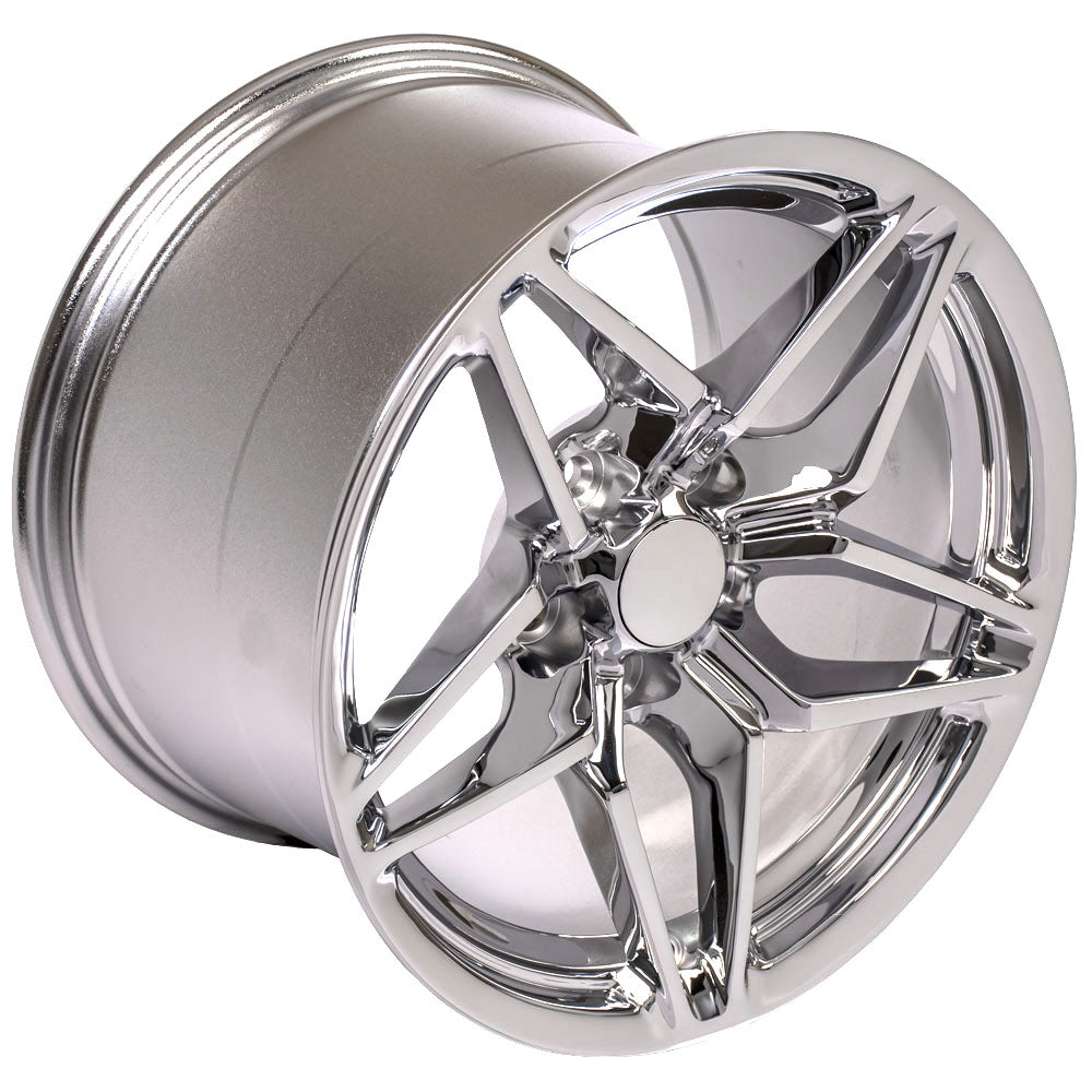 OE Wheels CV31-17110-5475-50C 17" Replica fits Chevrolet Corvette C7 ZR1 Chrome
