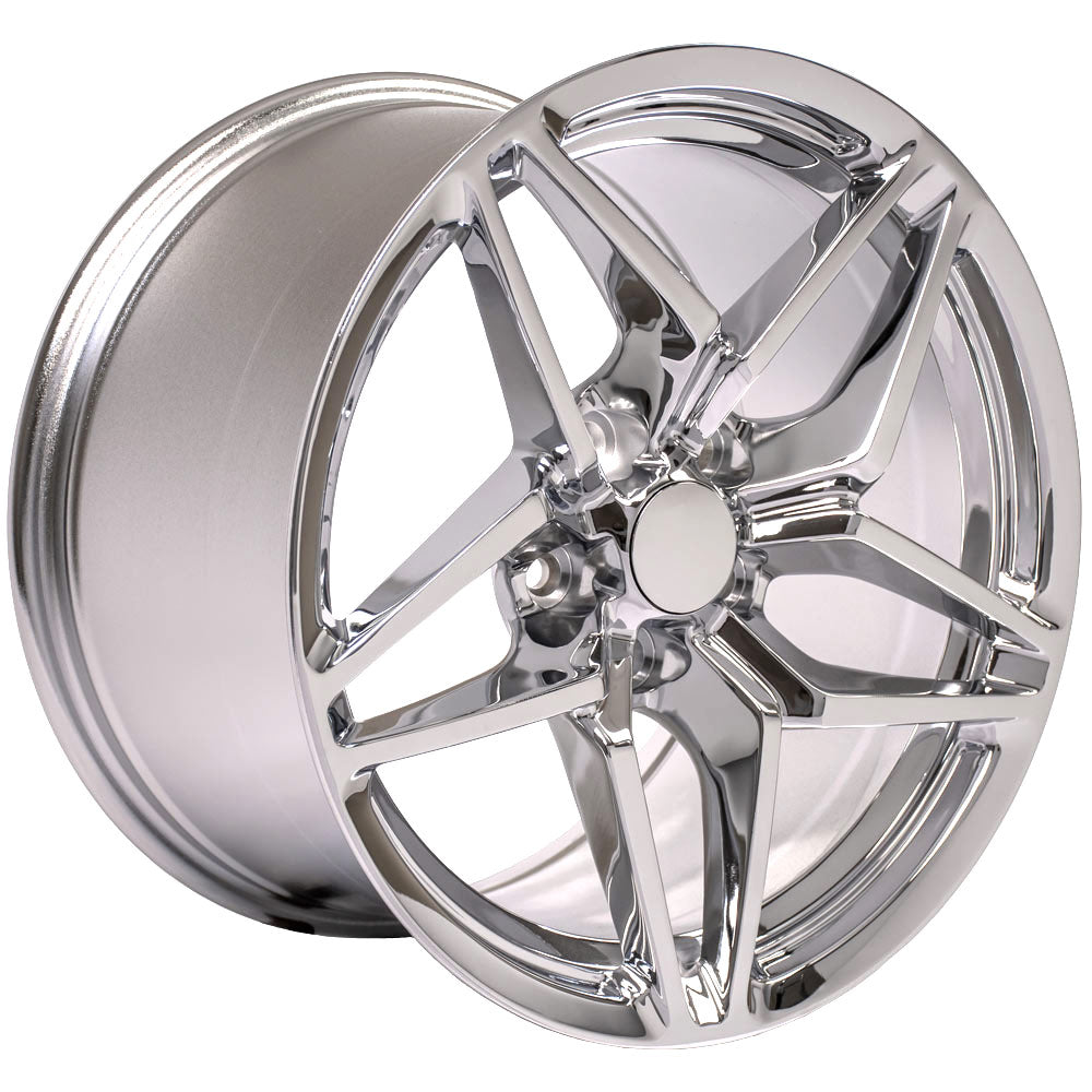 OE Wheels CV31-18105-5475-56C 18" Replica fits Chevrolet Corvette C7 ZR1 Chrome