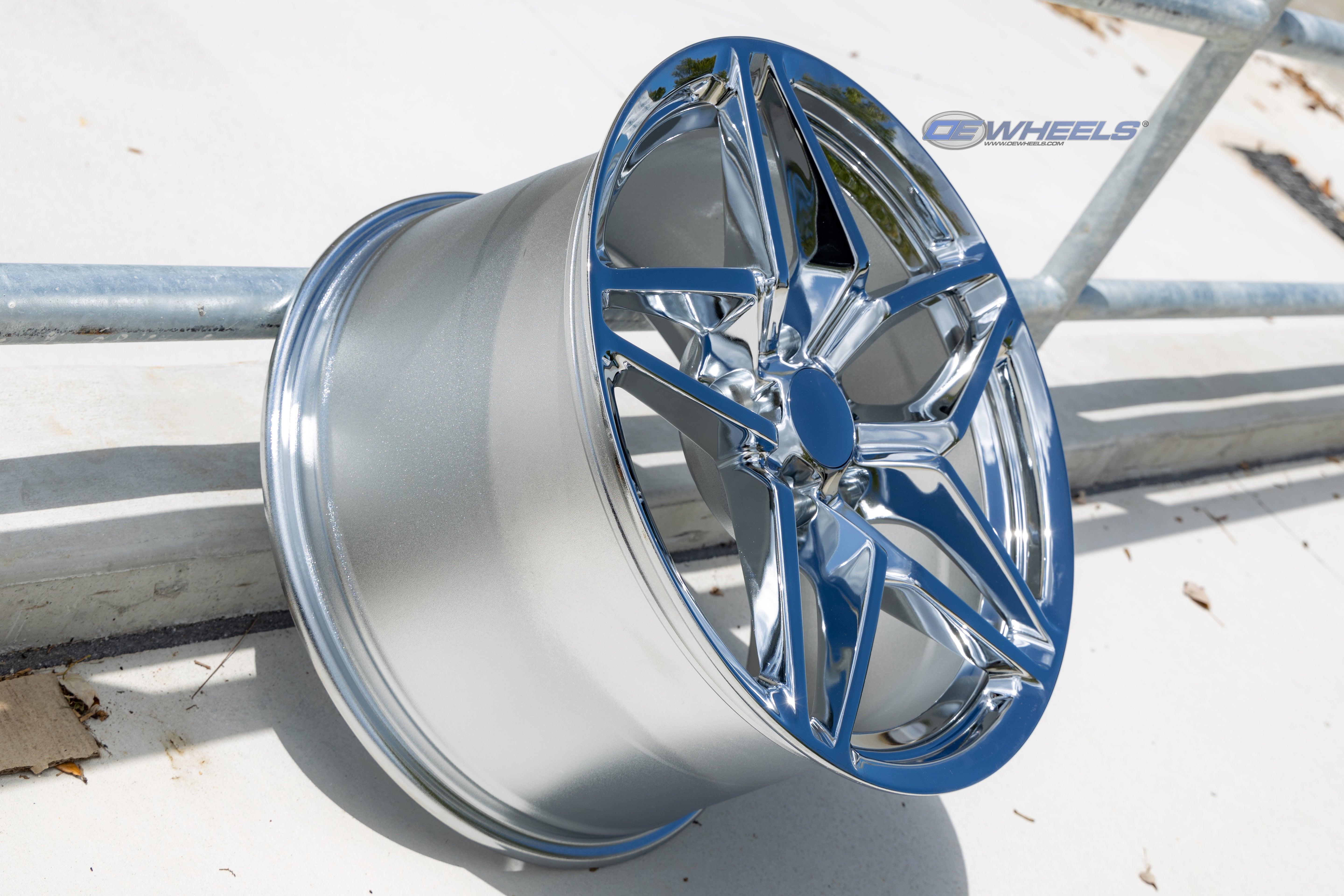 OE Wheels CV31-18105-5475-56C 18" Replica fits Chevrolet Corvette C7 ZR1 Chrome