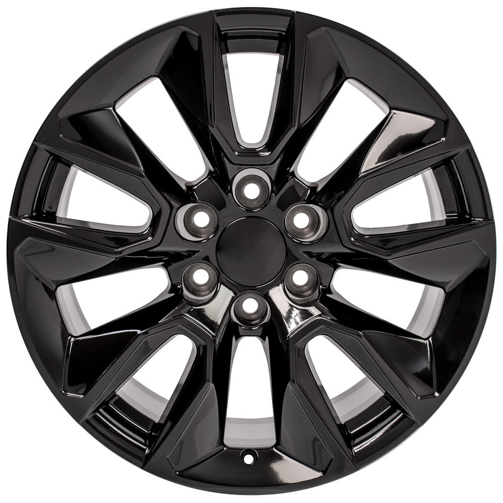 OE Wheels CV32-20090-6550-28B 20" Replica fits Chevrolet Silverado 20x9 Black