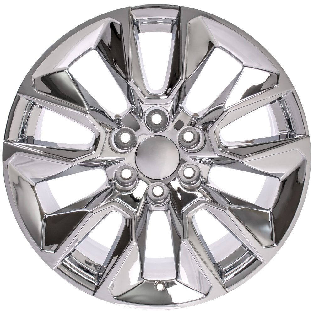 OE Wheels CV32-20090-6550-28C 20" Replica fits Chevrolet Silverado 20x9 Chrome