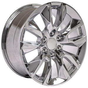 OE Wheels CV32-20090-6550-28C 20" Replica fits Chevrolet Silverado 20x9 Chrome