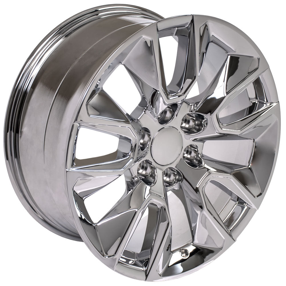 OE Wheels CV32-20090-6550-28C 20" Replica fits Chevrolet Silverado 20x9 Chrome
