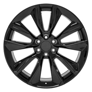OE Wheels CV32-24100-6550-28B 24" Replica fits Chevrolet Silverado 1500 - Black