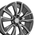 OE Wheels CV32-24100-6550-28MG 24" Replica fits Chevy Silverado 1500 Gunmetal