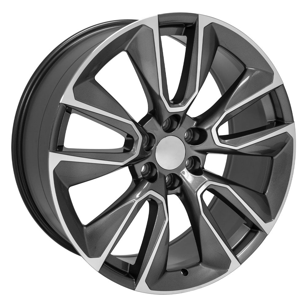 OE Wheels CV32-24100-6550-28MG 24" Replica fits Chevy Silverado 1500 Gunmetal