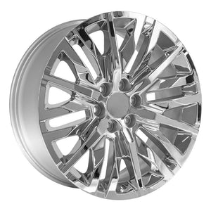 OE Wheels CV33-22090-6550-28C 22" Replica CV33 fits GMC Sierra 1500 22x9 Chrome