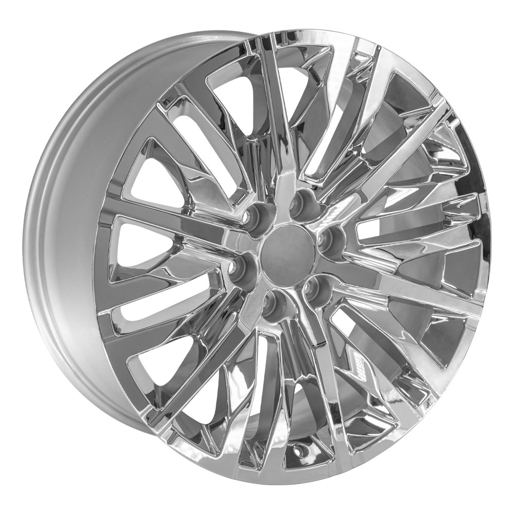 OE Wheels CV33-22090-6550-28C 22" Replica CV33 fits GMC Sierra 1500 22x9 Chrome