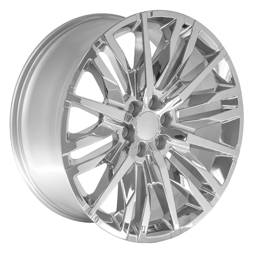 OE Wheels CV33-24100-6550-28C 24" Replica CV33 fits GMC Sierra 1500 24x10 Chrome