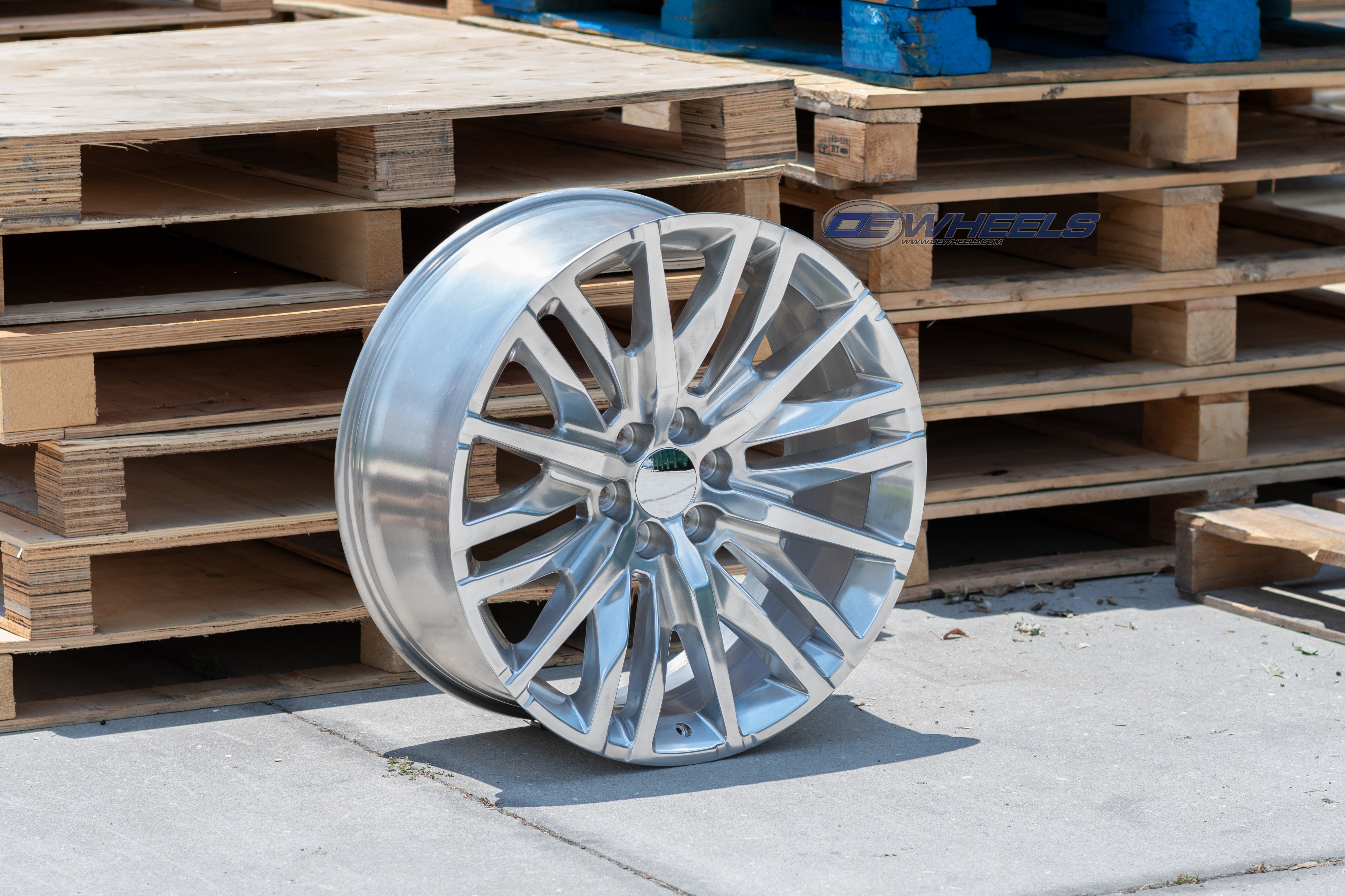 OE Wheels CV33-22090-6550-28P 22" Replica fits GMC Sierra 1500 22x9 Polished