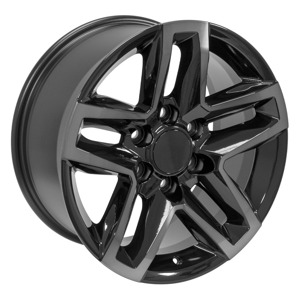 OE Wheels CV34B-18085-6550-26MBT 18" Replica CV34B fits Chevrolet Silverado