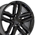 OE Wheels CV34B-20090-6550-26B 20" Replica fits Chevrolet Silverado 1500 Black
