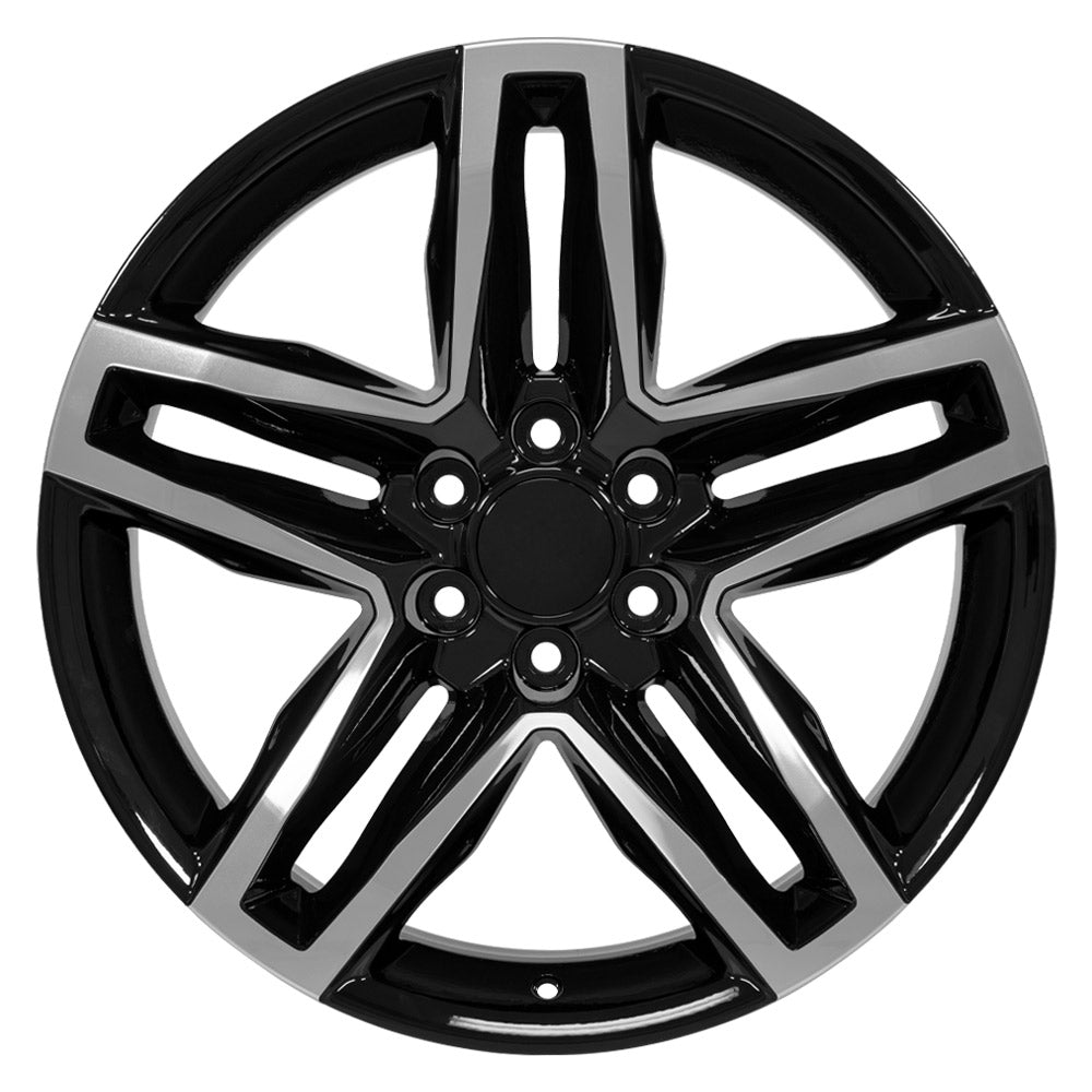 OE Wheels CV34B-22090-6550-26MB 22" Replica fits Chevrolet Silverado Gloss Black