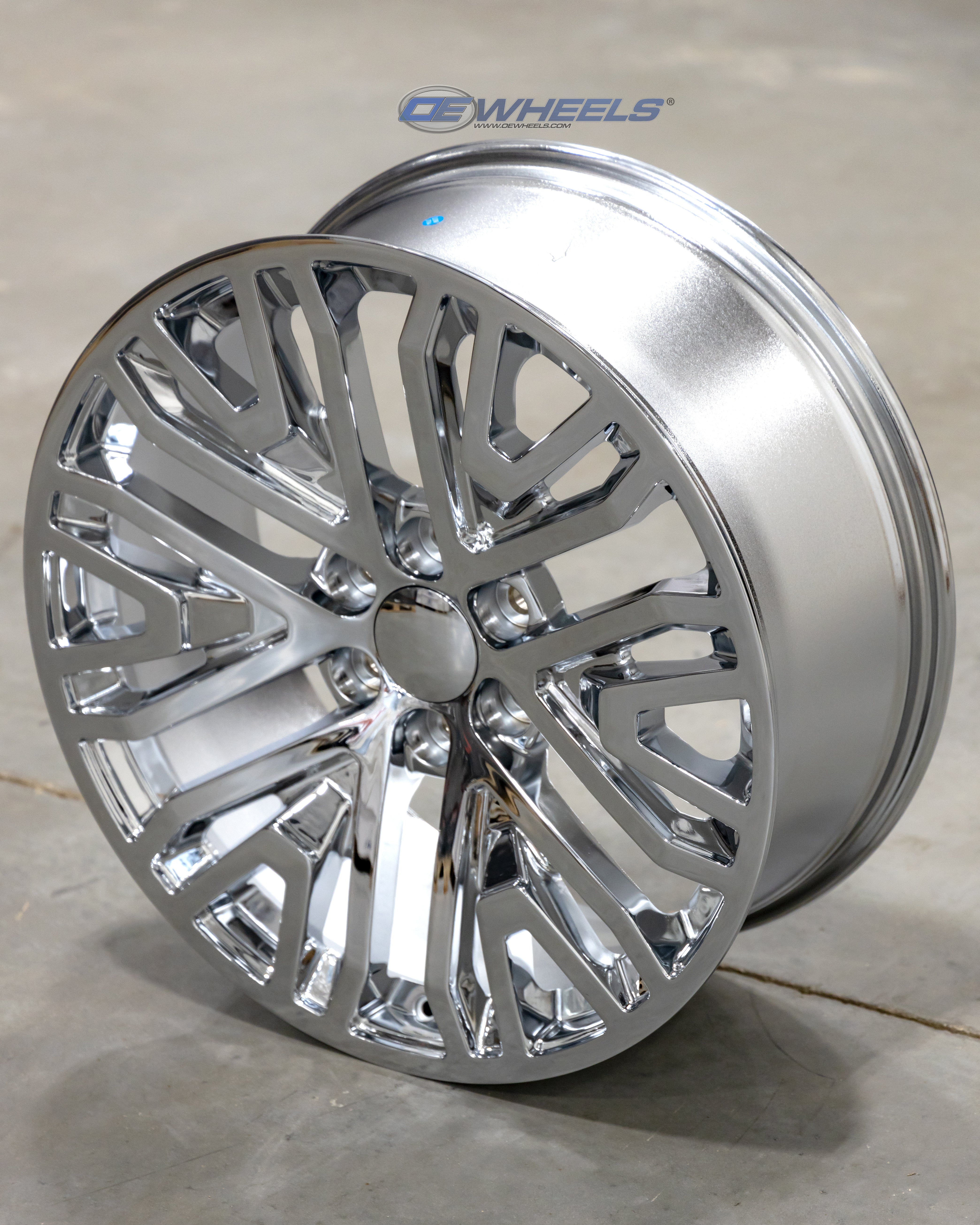 OE Wheels CV37-20090-6550-28C 20" Replica CV37 fits GMC Sierra 1500 20x9 Chrome