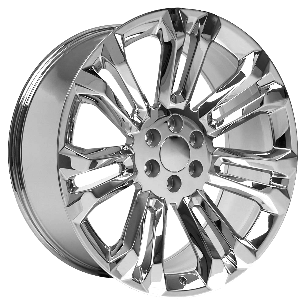 OE Wheels CV43B-24100-6550-24C 24" Replica fits Chevrolet Silverado 24x10 Chrome
