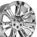 OE Wheels CV43B-24100-6550-24C 24" Replica fits Chevrolet Silverado 24x10 Chrome