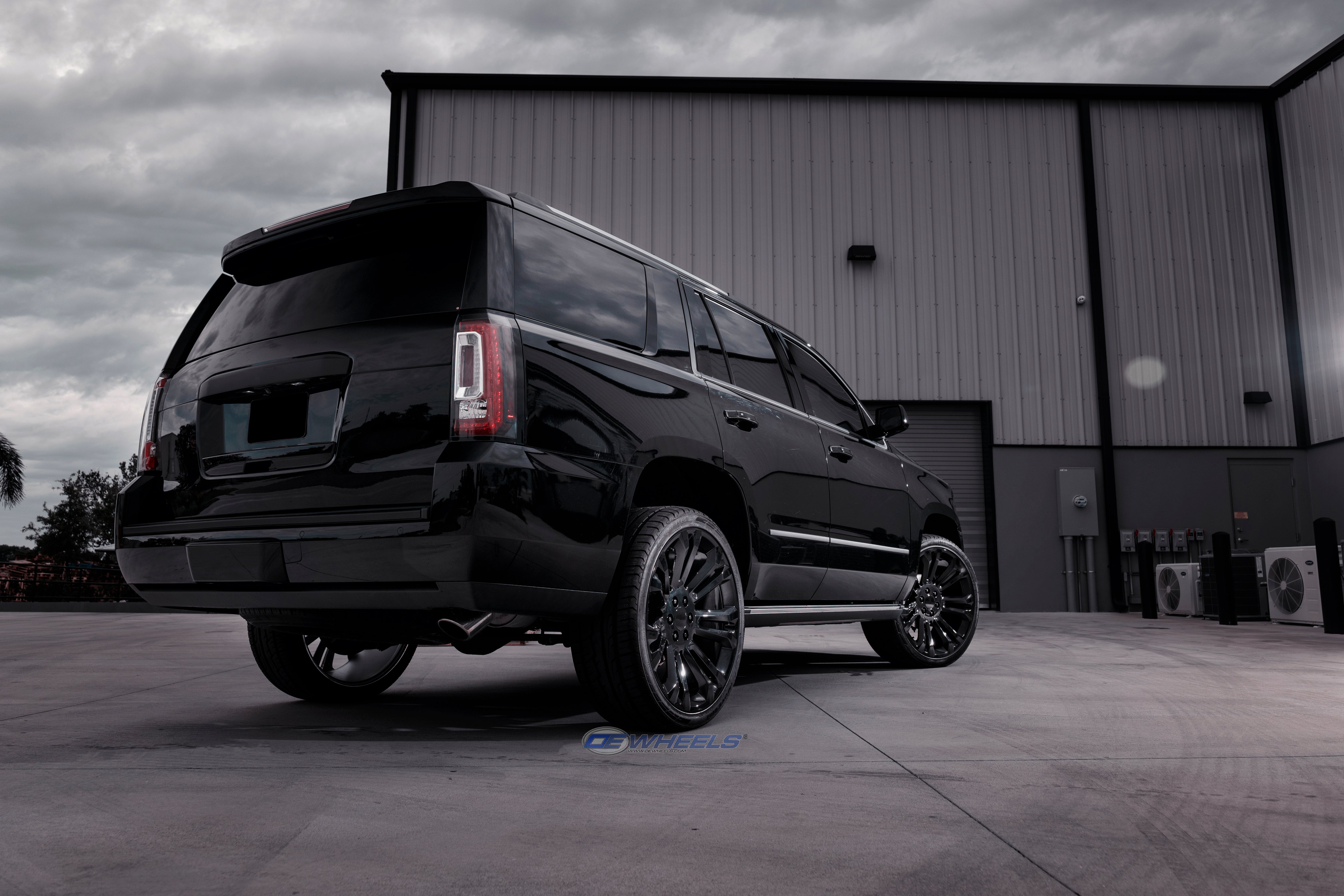 OE Wheels CV43B-24100-6550-24B 24" Replica fits Chevrolet Silverado 1500 Black