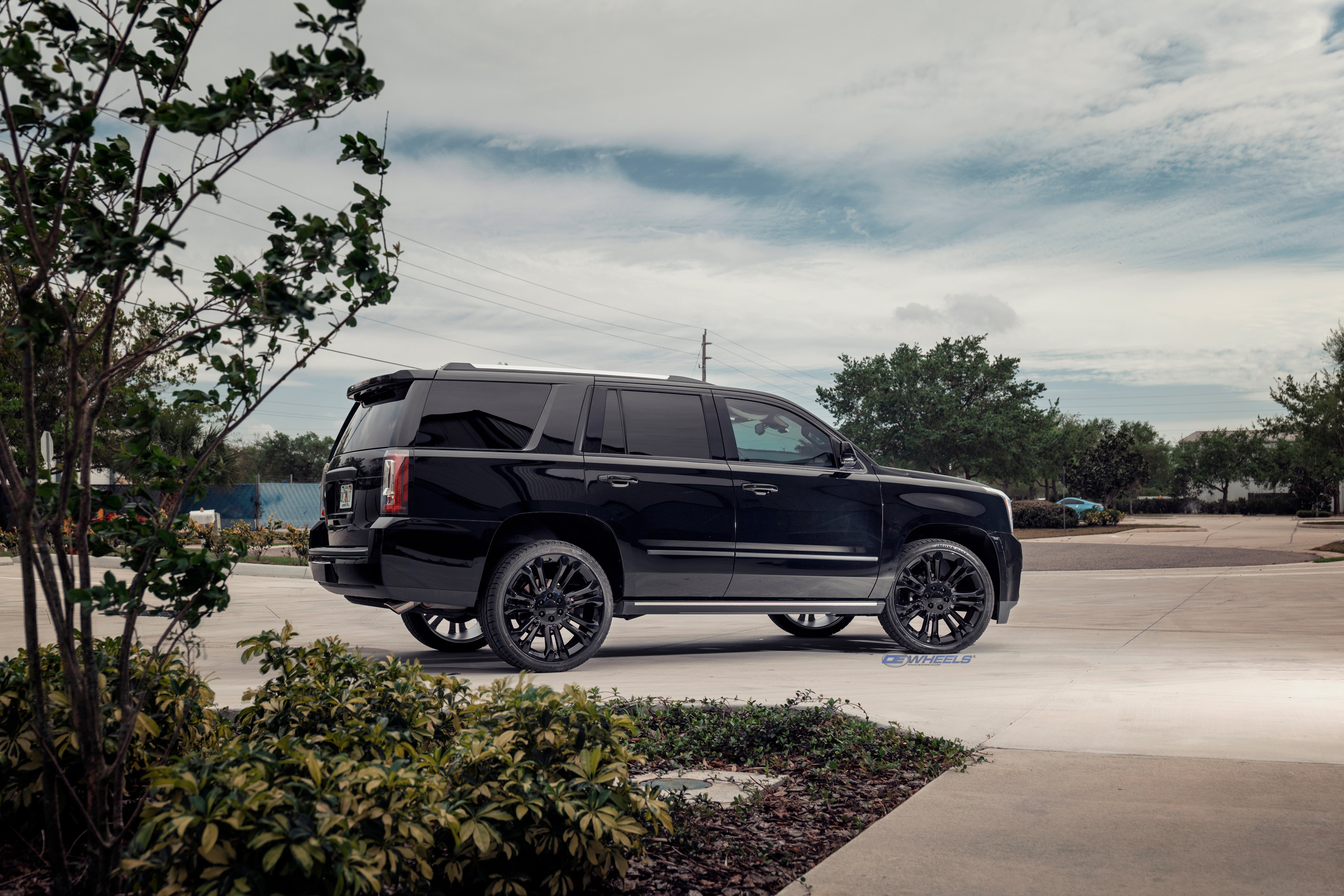 OE Wheels CV43B-24100-6550-24B 24" Replica fits Chevrolet Silverado 1500 Black