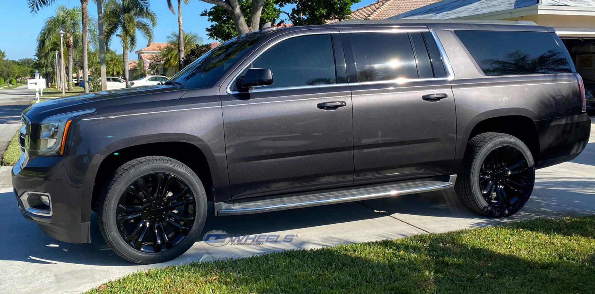OE Wheels CV43B-22090-6550-24B 22" Replica fits Chevrolet Silverado 22x9 Black