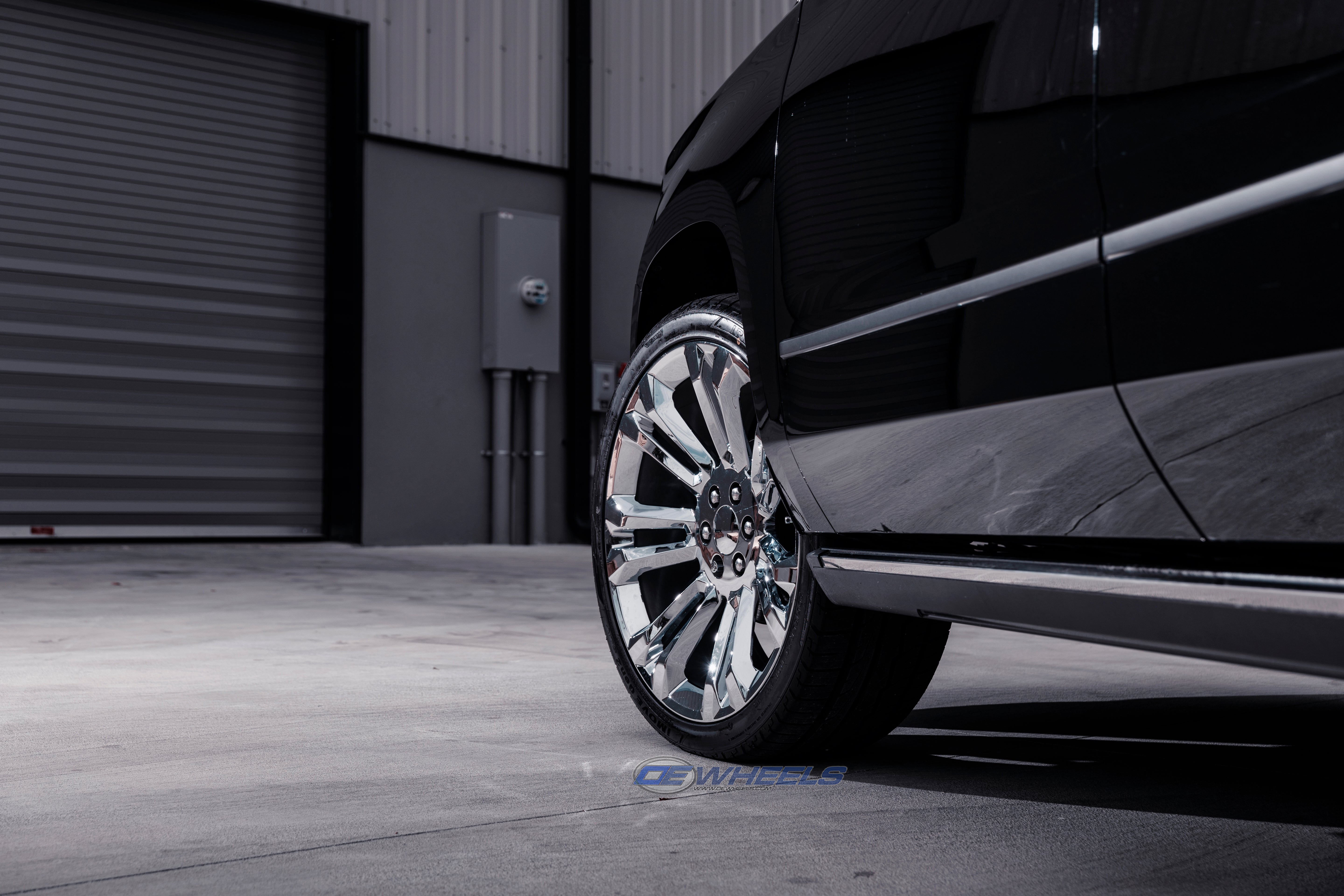 OE Wheels CV43B-24100-6550-24C 24" Replica fits Chevrolet Silverado 24x10 Chrome