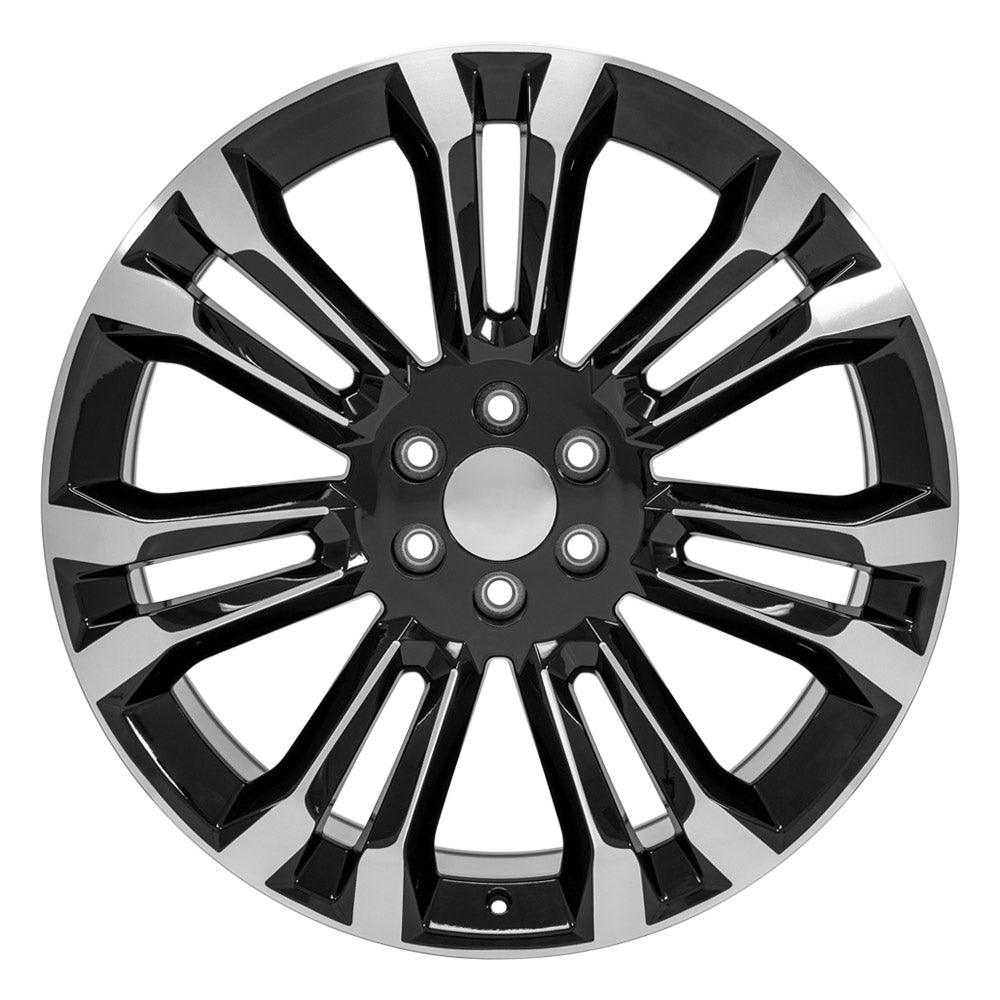 OE Wheels CV43B-24100-6550-24MB 24" Replica fits Chevrolet Silverado 1500 Black