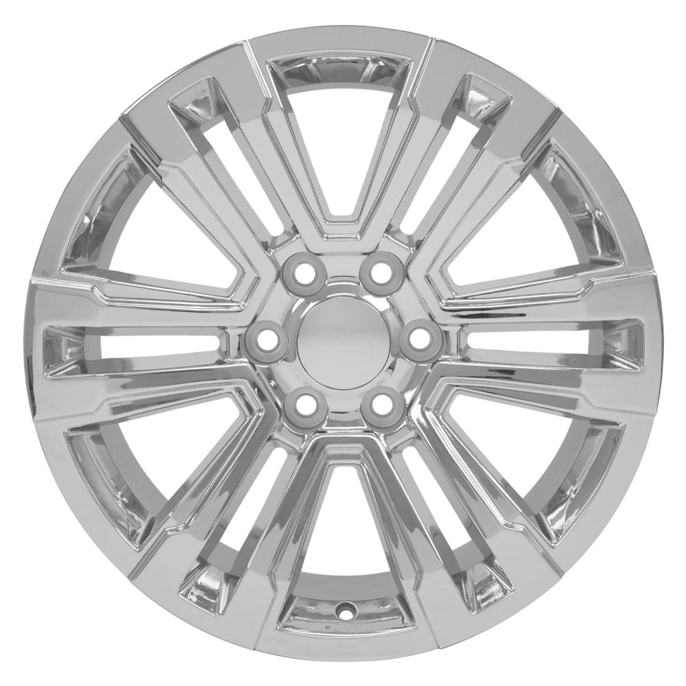 OE Wheels CV44-20090-6550-24C 20" Replica CV44 fits GMC Yukon Denali 20x9 Chrome