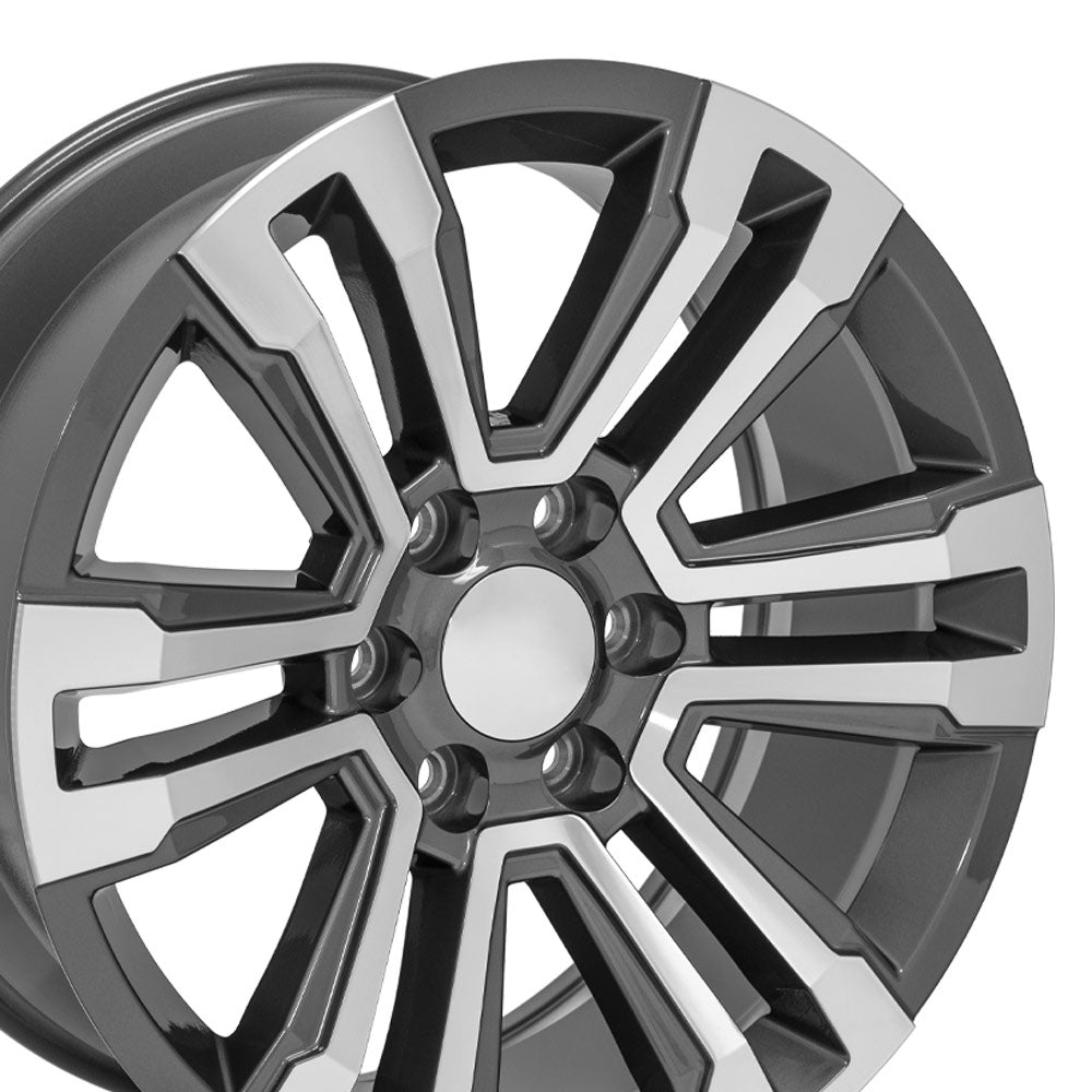 OE Wheels CV44-20090-6550-24MG 20" Replica fits GMC Yukon Denali Gunmetal