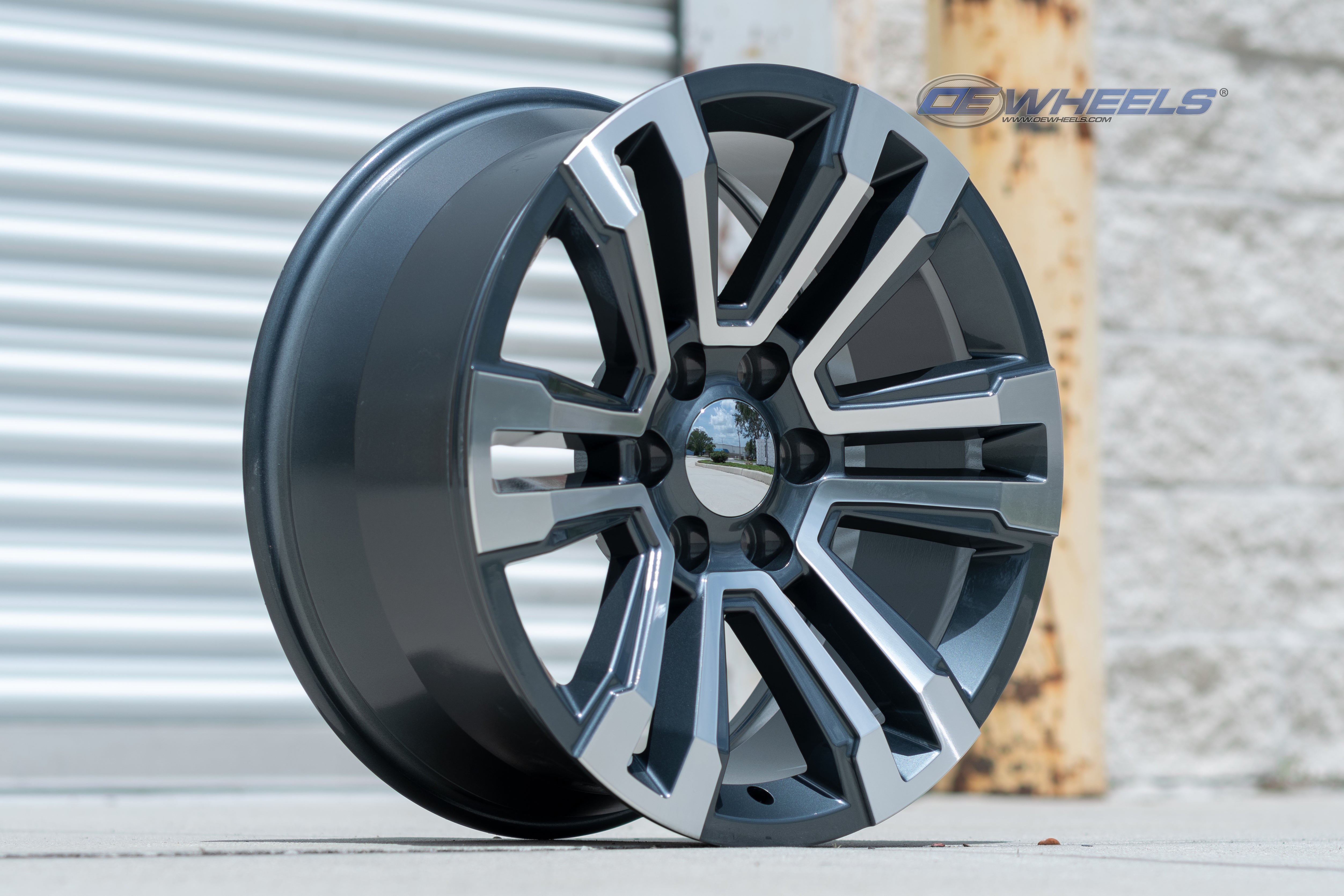 OE Wheels CV44-20090-6550-24MG 20" Replica fits GMC Yukon Denali Gunmetal