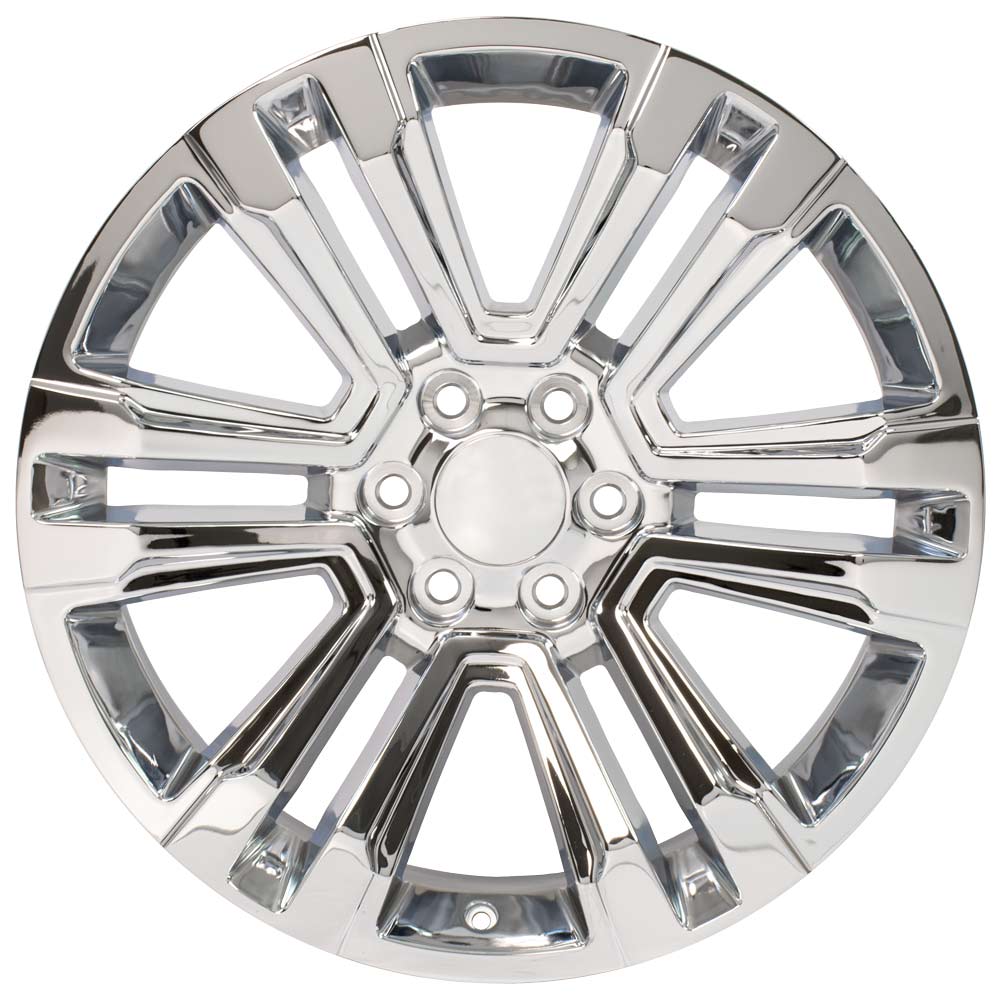 OE Wheels CV44-22090-6550-24C 22" Replica CV44 fits GMC Yukon 22x9 Chrome