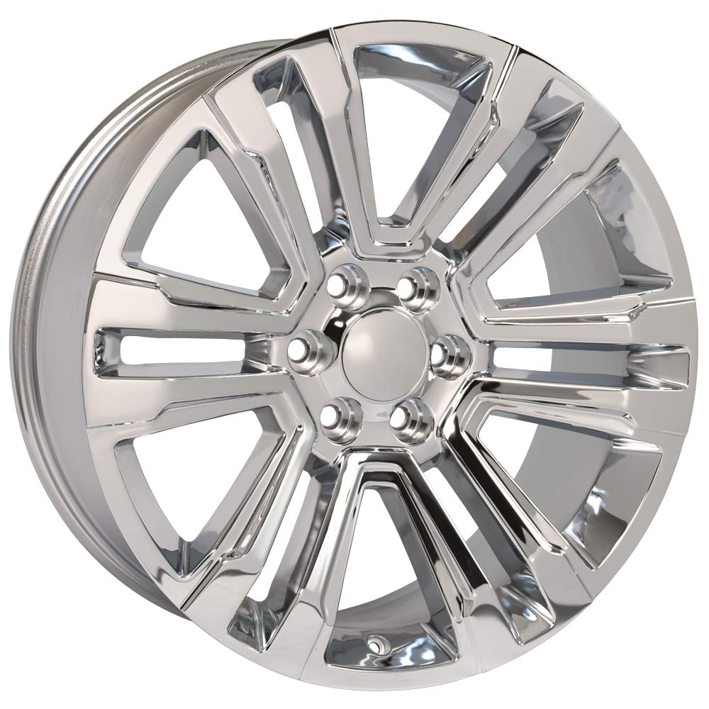 OE Wheels CV44-22090-6550-24C 22" Replica CV44 fits GMC Yukon 22x9 Chrome