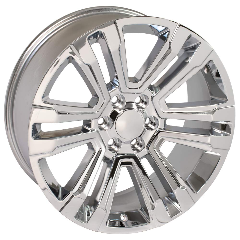 OE Wheels CV44-22090-6550-24C 22" Replica CV44 fits GMC Yukon 22x9 Chrome