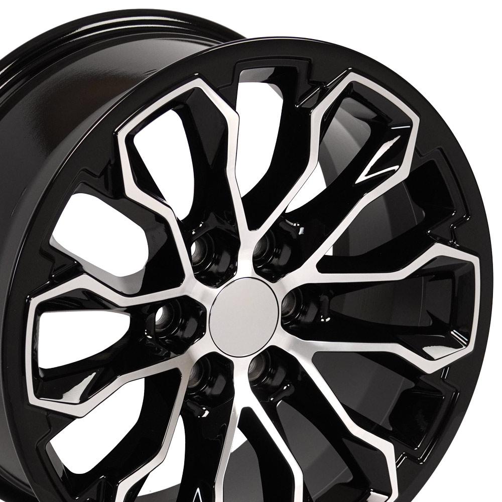 OE Wheels CV54-17080-6120-33MB 17" Replica fits Chevrolet Colorado ZR2 Black