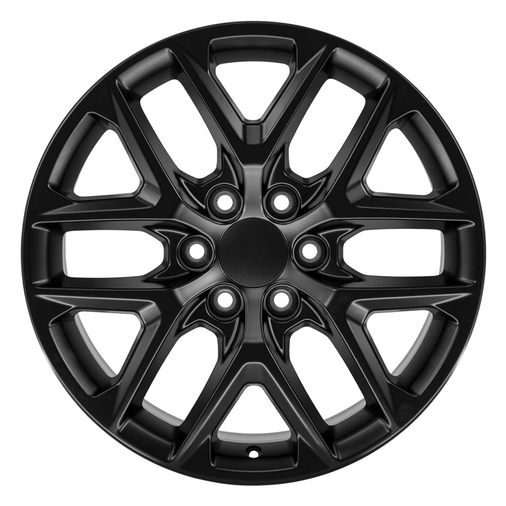 OE Wheels CV62-20090-6550-28B1 20" Replica fits Chevrolet Silverado Gloss Black
