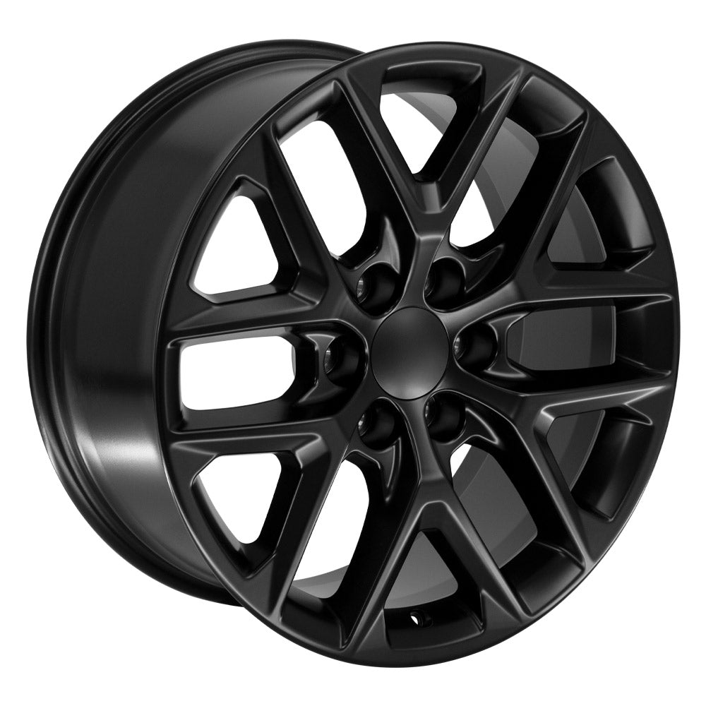 OE Wheels CV62-20090-6550-28B1 20" Replica fits Chevrolet Silverado Gloss Black