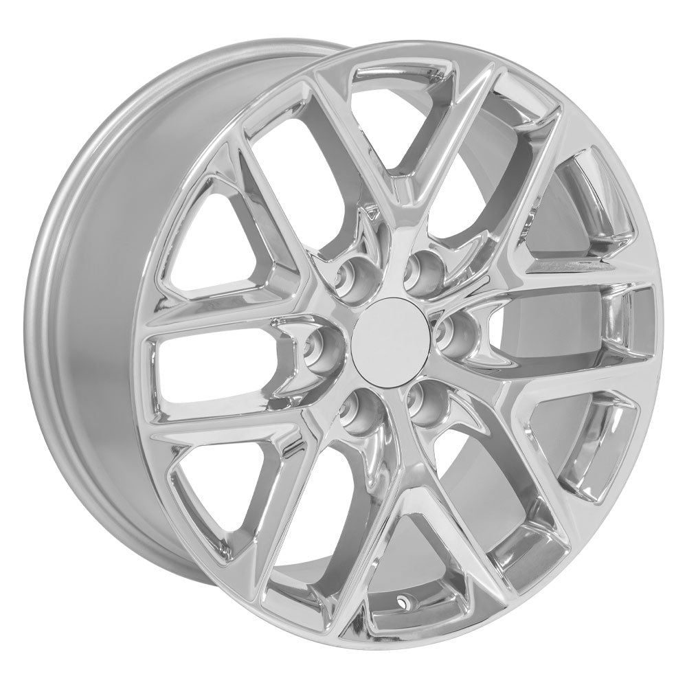 OE Wheels CV62-20090-6550-28C 20" Replica fits Chevrolet Silverado 20x9 Chrome