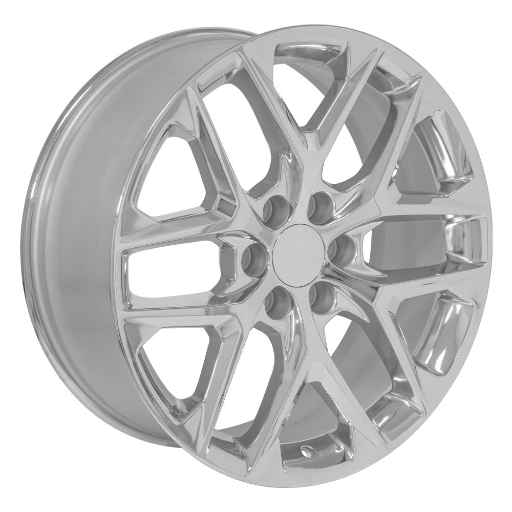 OE Wheels CV62-22090-6550-28C 22" Replica fits Chevrolet Silverado 22x9 Chrome