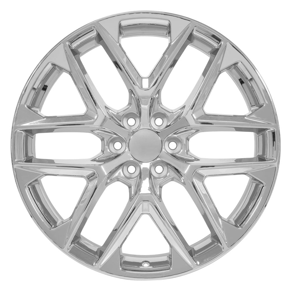 OE Wheels CV62-24100-6550-28C 24" Replica fits Chevrolet Silverado 24x10 Chrome
