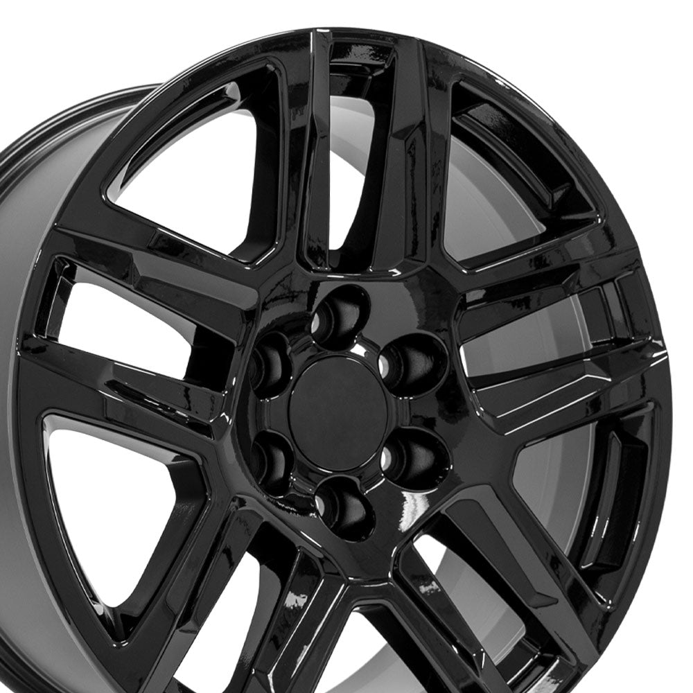 OE Wheels CV63-20090-6550-28B 20" Replica fits Chevrolet Silverado 1500 Black