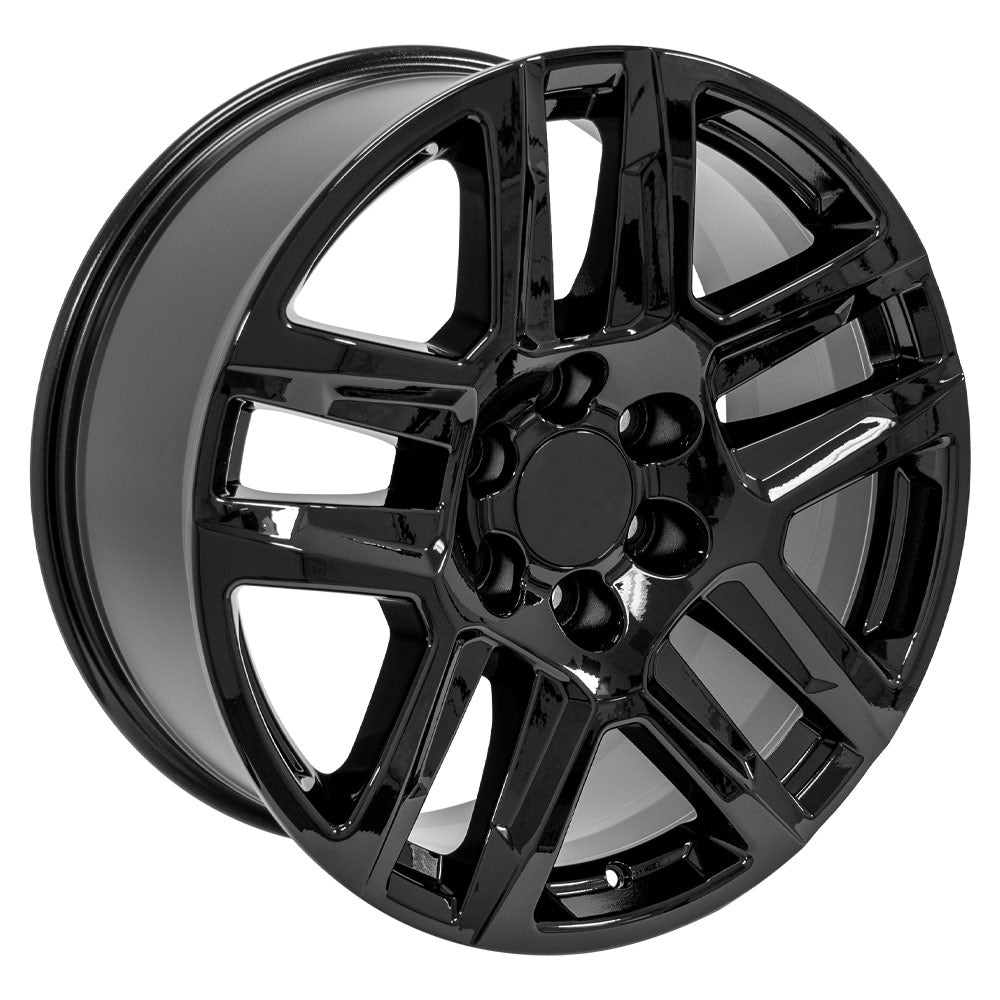 OE Wheels CV63-20090-6550-28B 20" Replica fits Chevrolet Silverado 1500 Black